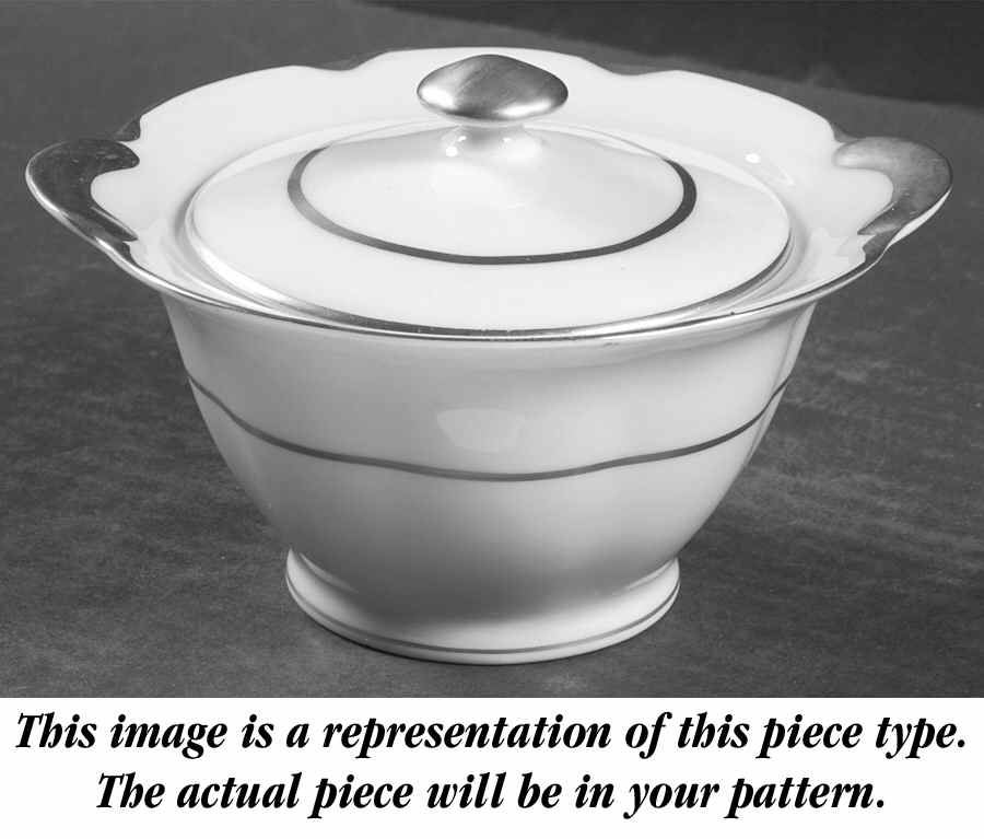 H4119 Sugar Bowl & Lid by Haviland-1