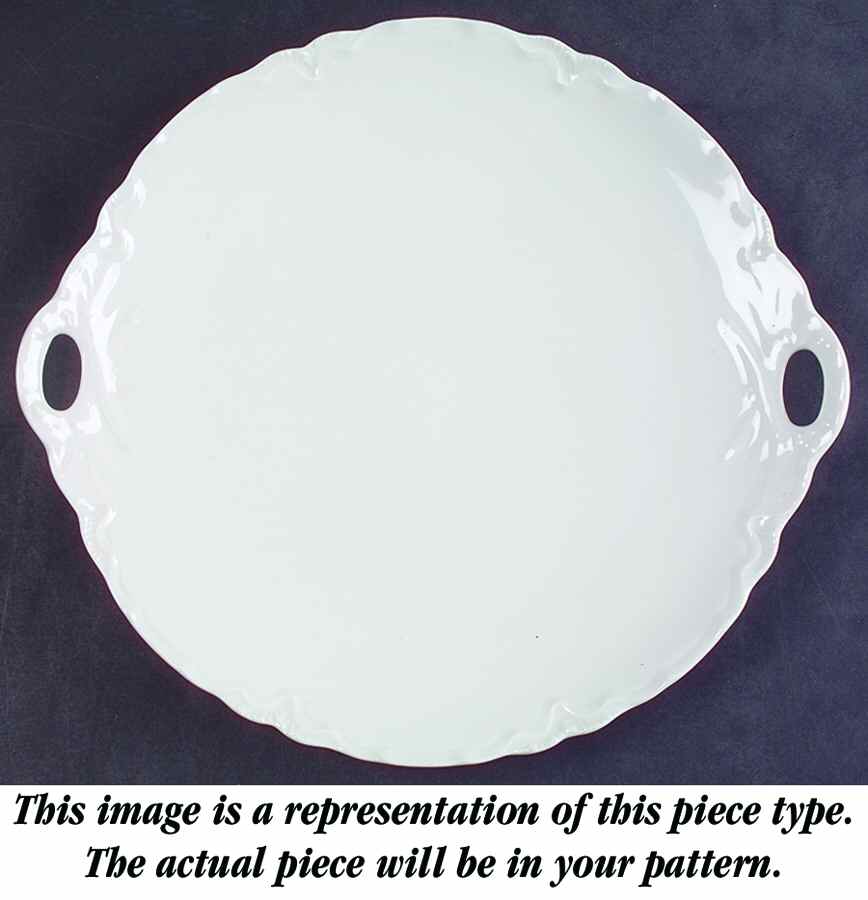 Schleiger 670-6 Handled Cake Plate by Haviland-1