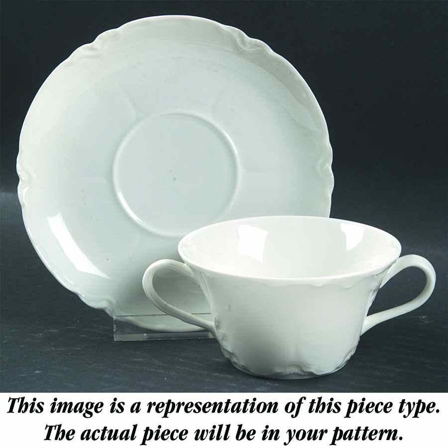 Norma Bouillon Soup & Saucer Set by Haviland-1