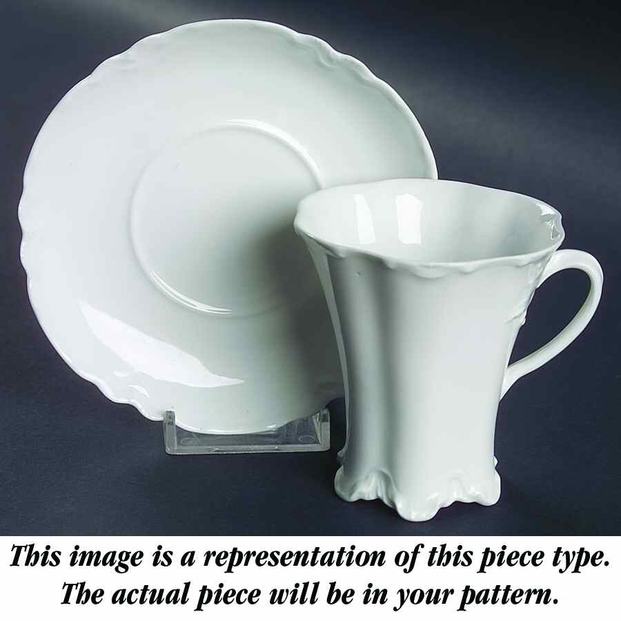 Haviland's Holly Chocolate Cup & Saucer Set by Haviland-1