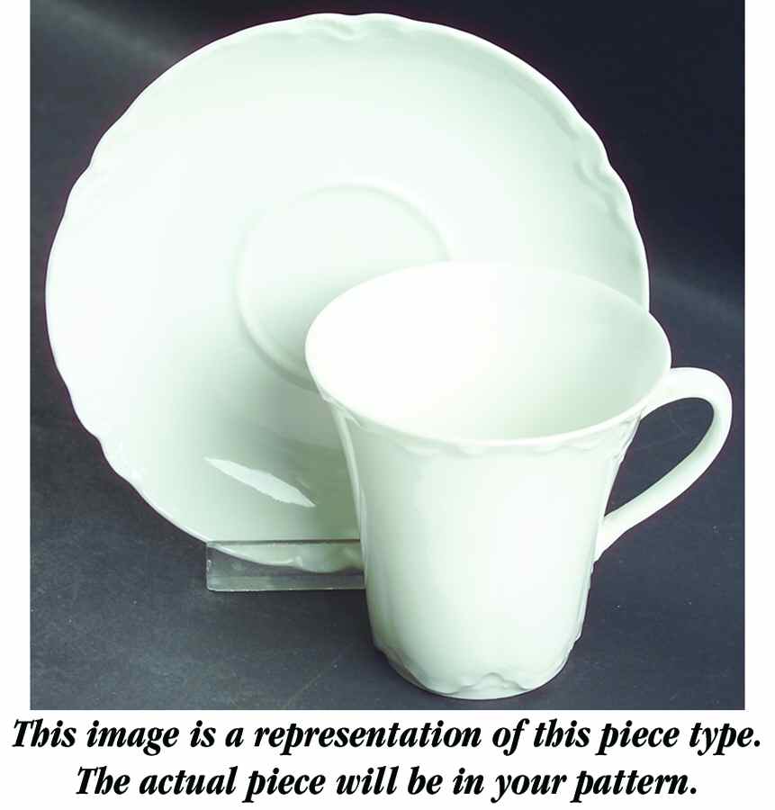 Haviland's Holly Chocolate Cup & Saucer Set by Haviland-1