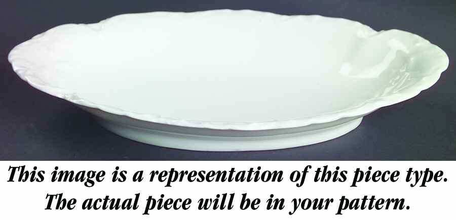 Haviland's Holly 11" Shallow Oval Vegetable Bowl by Haviland-1