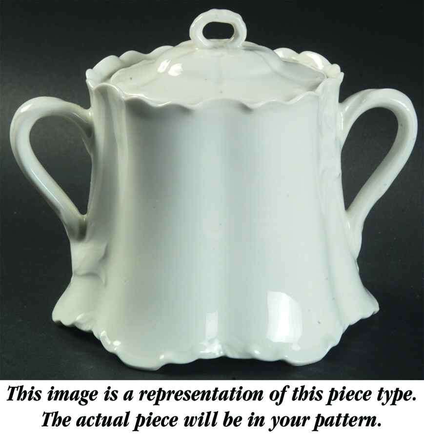 Haviland's Holly Sugar Bowl & Lid by Haviland-1
