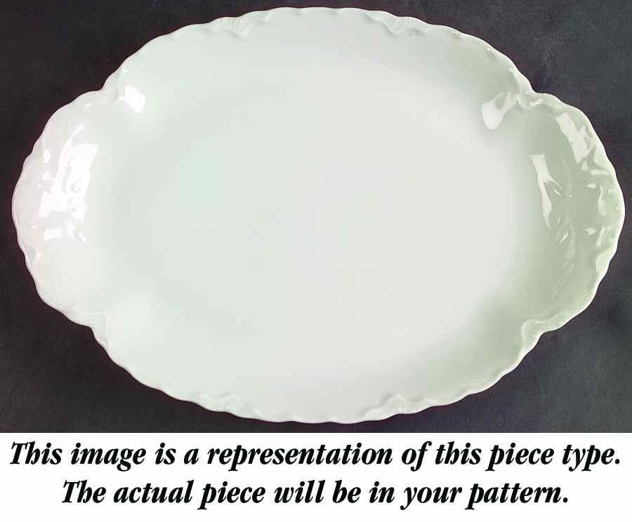 H1999 10" Oval Serving Platter by Haviland-1