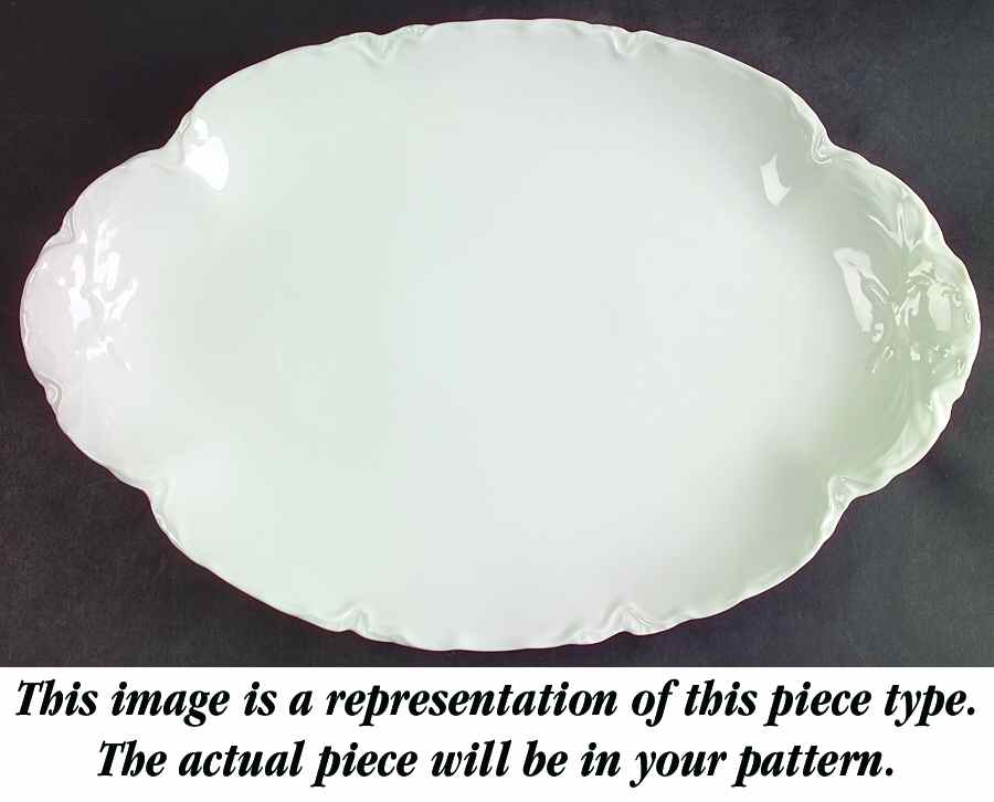 Schleiger 899a 16" Oval Serving Platter by Haviland-1