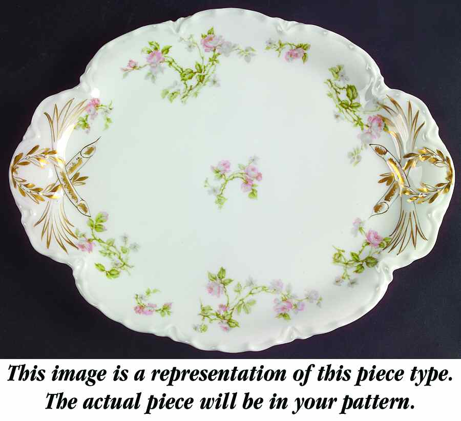 Norma 10" Sandwich Tray by Haviland-1