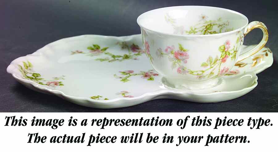 Norma Tea & Toast Snack Plate & Cup Set by Haviland-1