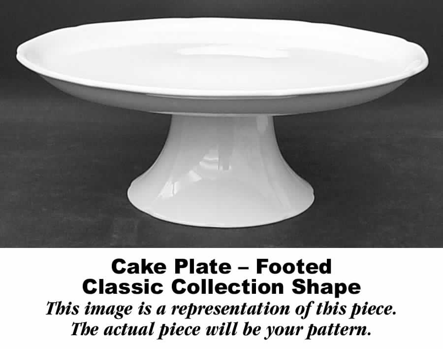 Moonlight 11" Diameter Pedestal Cake Stand by Nikko-1