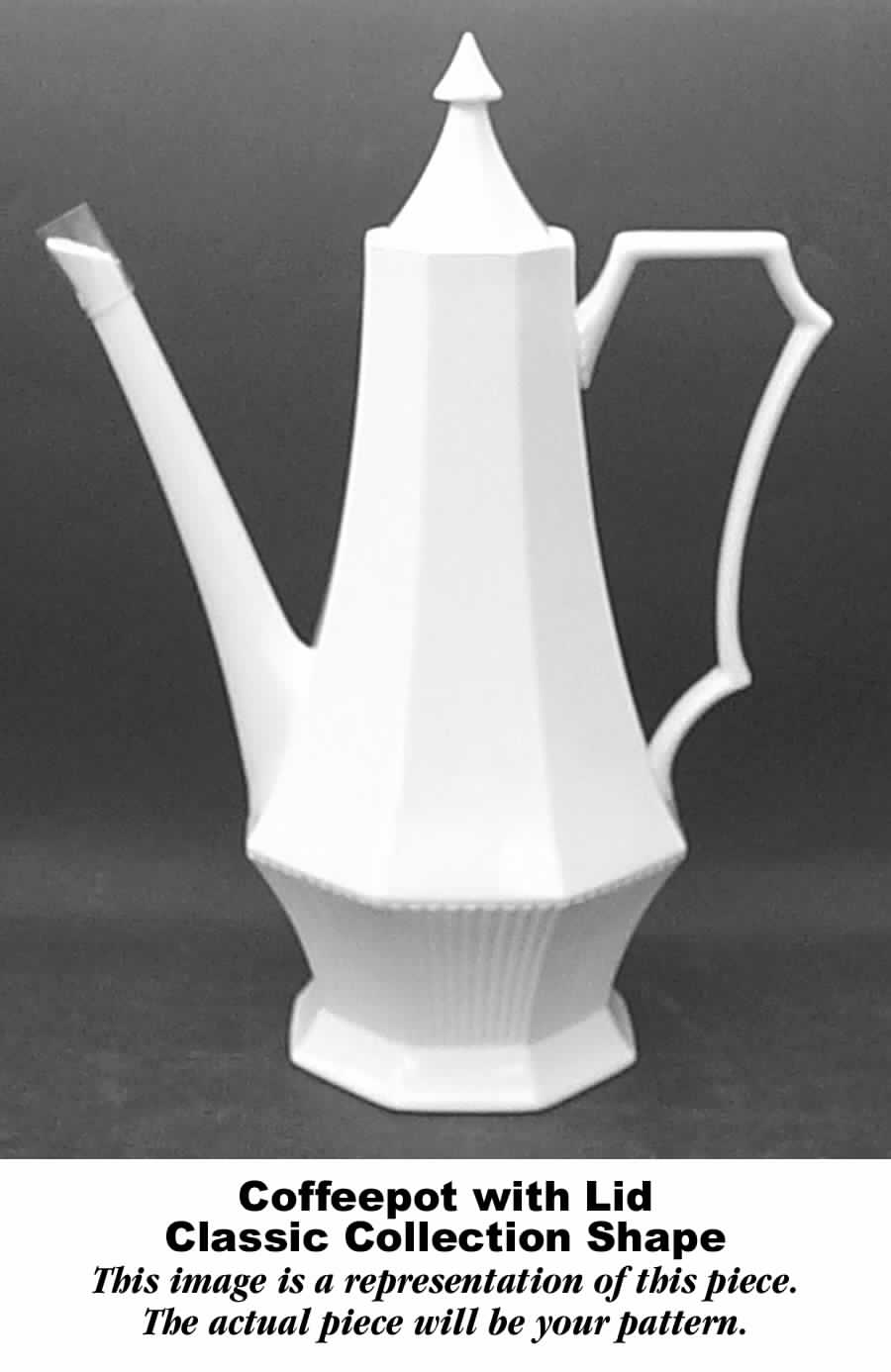 Winter Wonderland Coffee Pot & Lid by Nikko-1