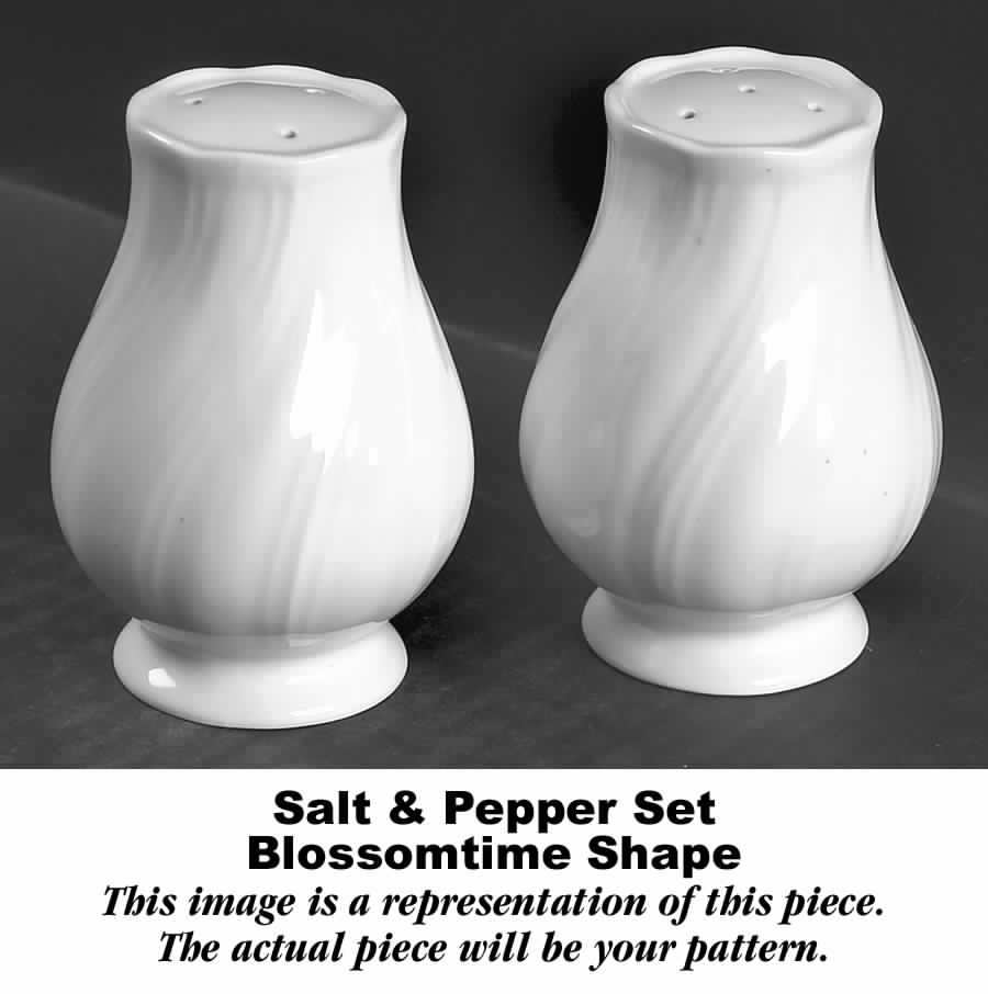 Pink Peony Salt & Pepper Set by Nikko-1