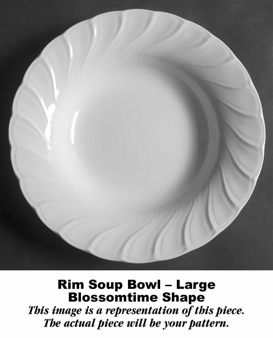 Diadem Large Rim Soup Bowl by Nikko-1