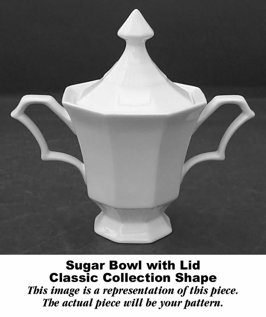 Winter Wonderland Sugar Bowl & Lid by Nikko-1