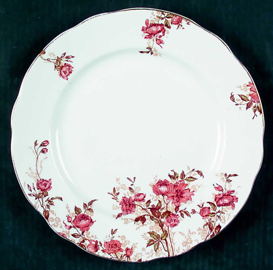Red Winchester Dinner Plate by Ridgway (Ridgways)-1