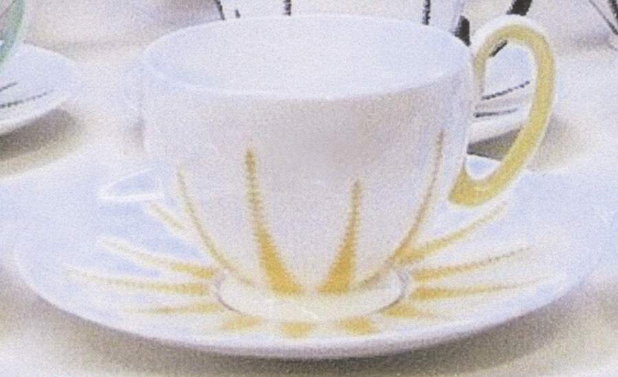 Starlite Footed Demitasse Cup & Saucer Set by Royal Stafford-1