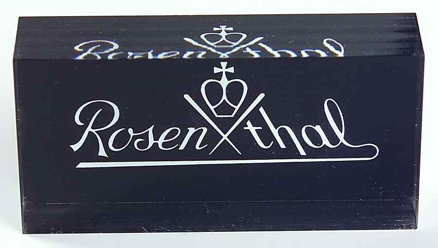 Advertising Signs Lucite Sign 2 by Rosenthal - Continental-1