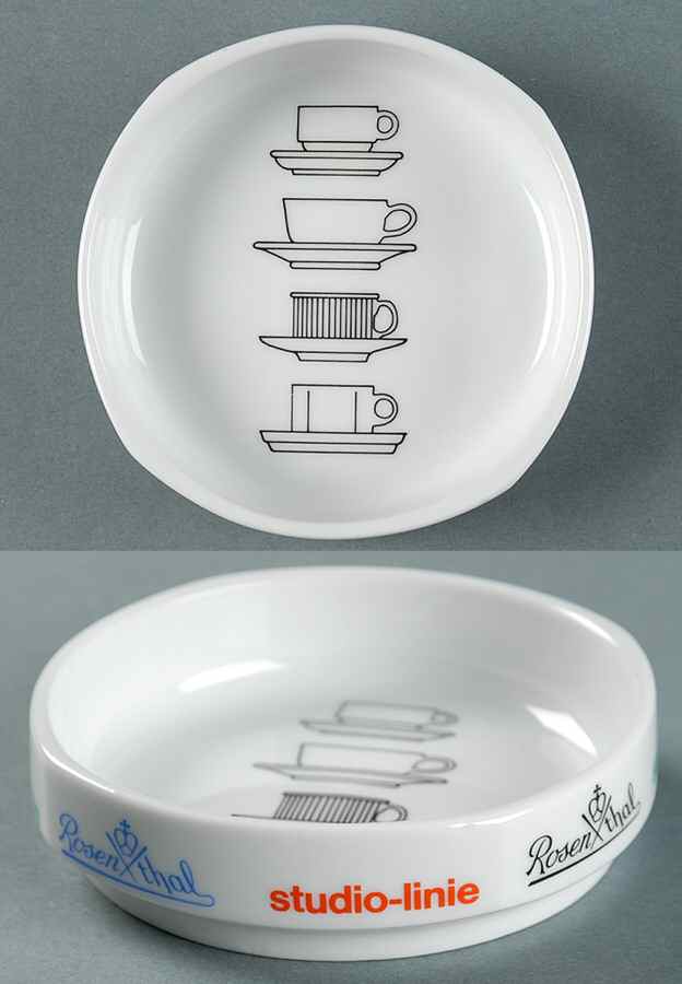 Advertising Signs Ashtray with Advertising by Rosenthal - Continental-1
