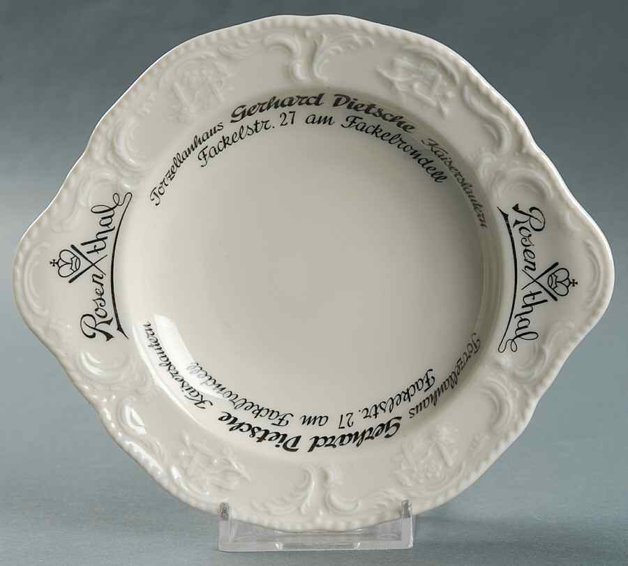 Advertising Signs Ashtray-With Advertising by Rosenthal - Continental-1