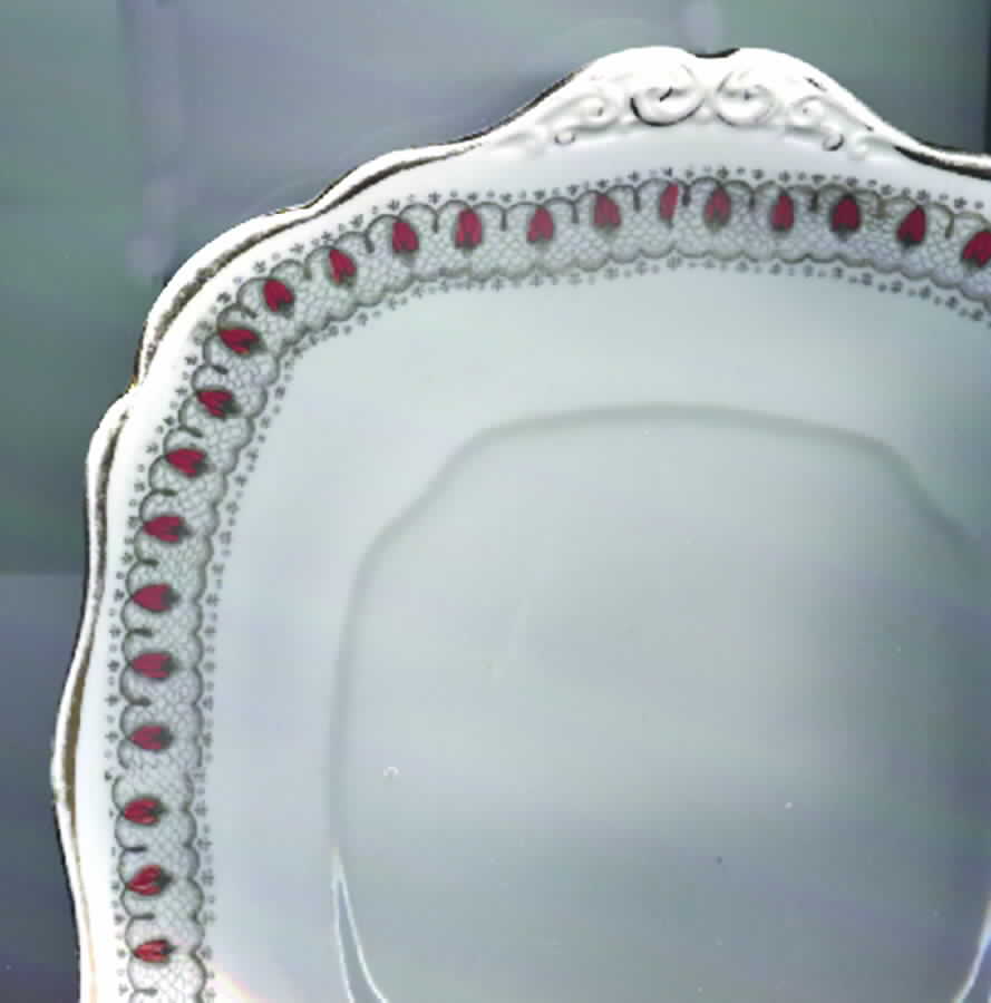 ROA142 Square Handled Cake Plate by Royal Albert-1