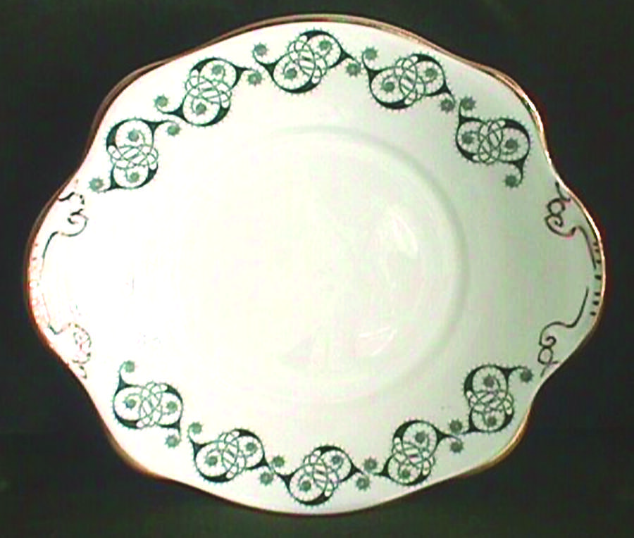 RTA28 Square Handled Cake Plate by Royal Tara-1