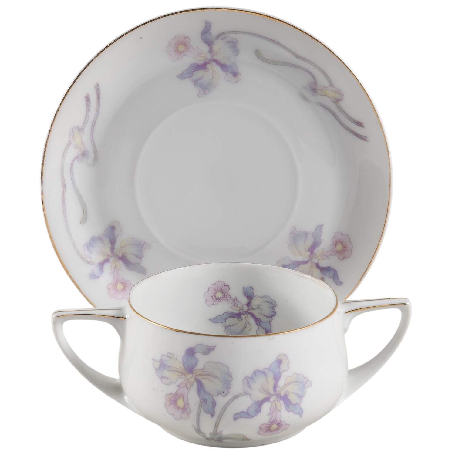 R1163 Bouillon Cup & Saucer by Rosenthal - Continental-1
