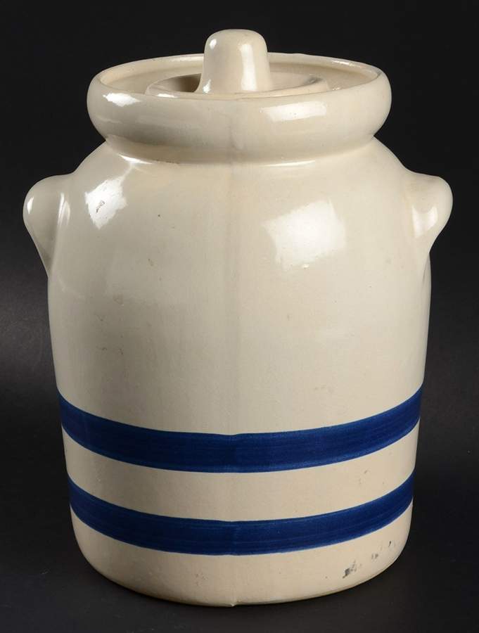 Williamsburg Large Canister & Lid by Robinson - Ransbottom-1