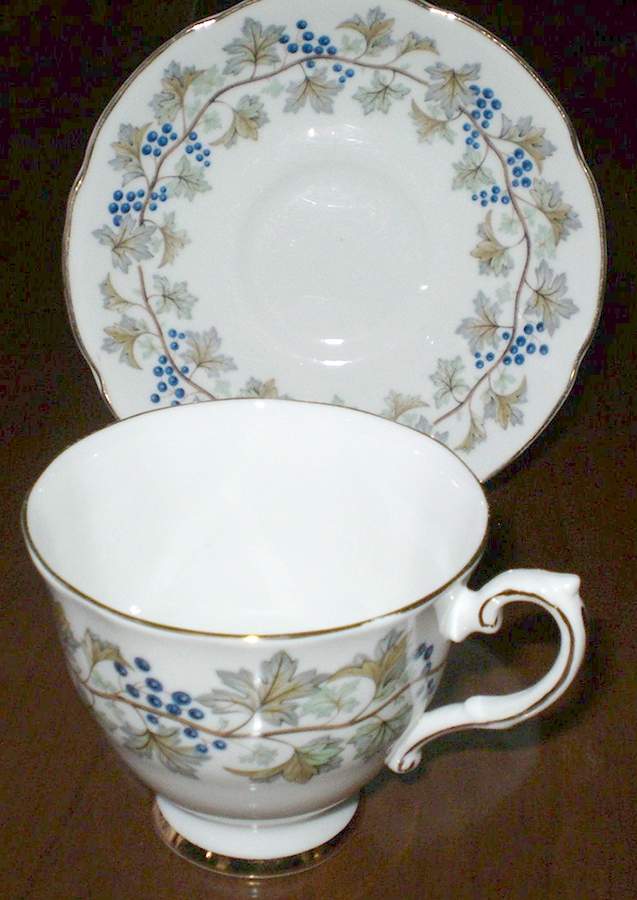 Bordeaux Footed Cup & Saucer Set by Royal Grafton-1
