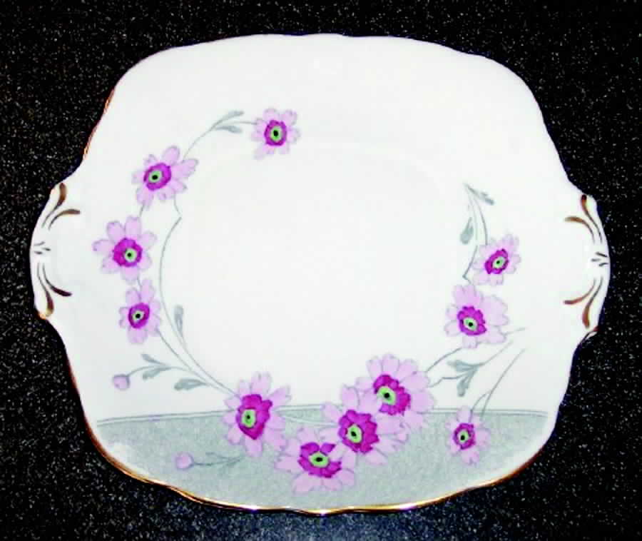RST94 Square Handled Cake Plate by Royal Stafford-1