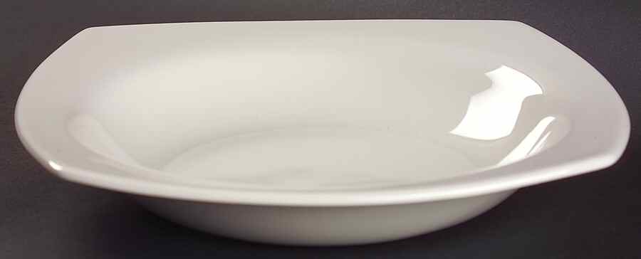 Studio White 10" Square Individual Pasta Bowl by Royal Doulton-1