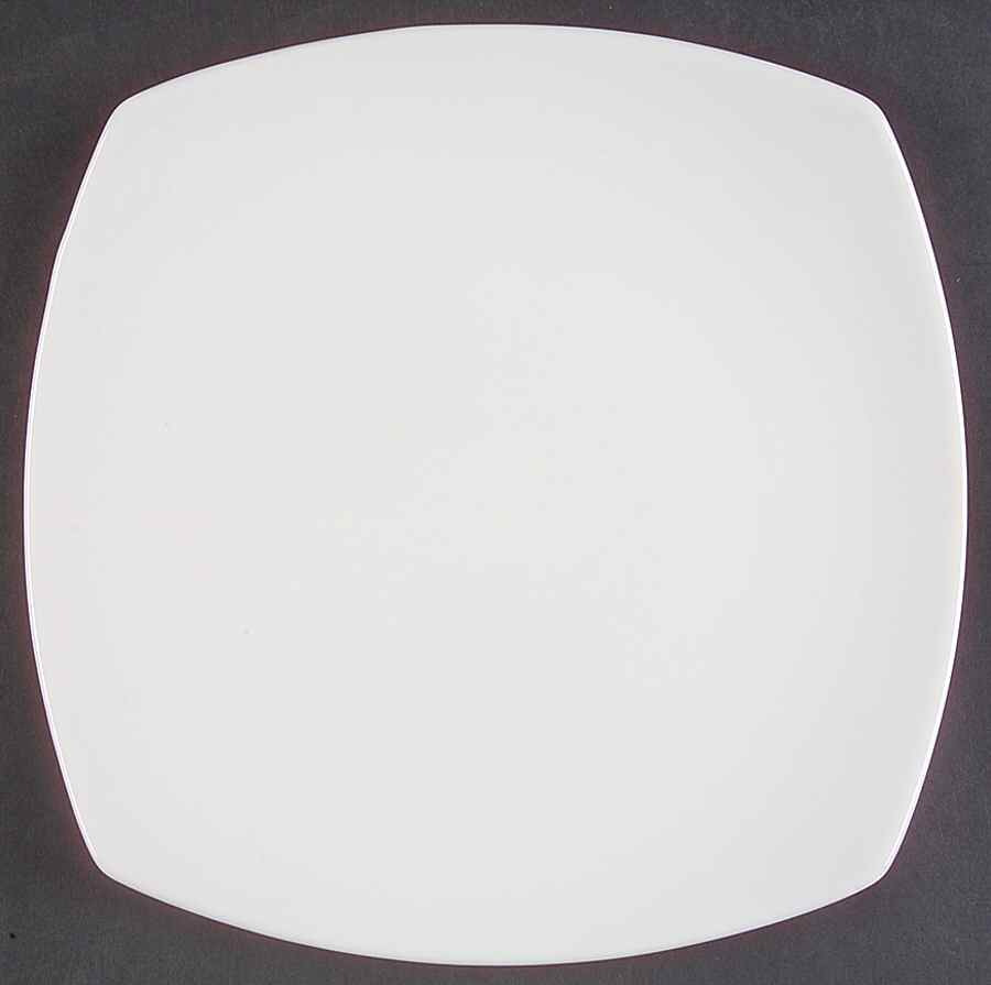 Studio White 9" Square Plate by Royal Doulton-1