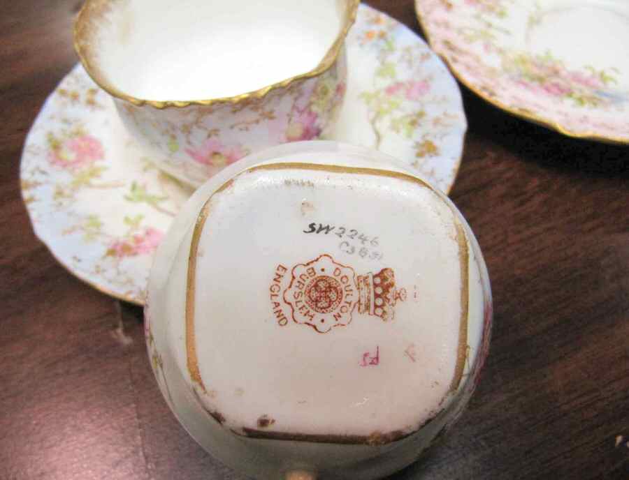 C3851 Flat Demitasse Cup & Saucer Set by Royal Doulton-1