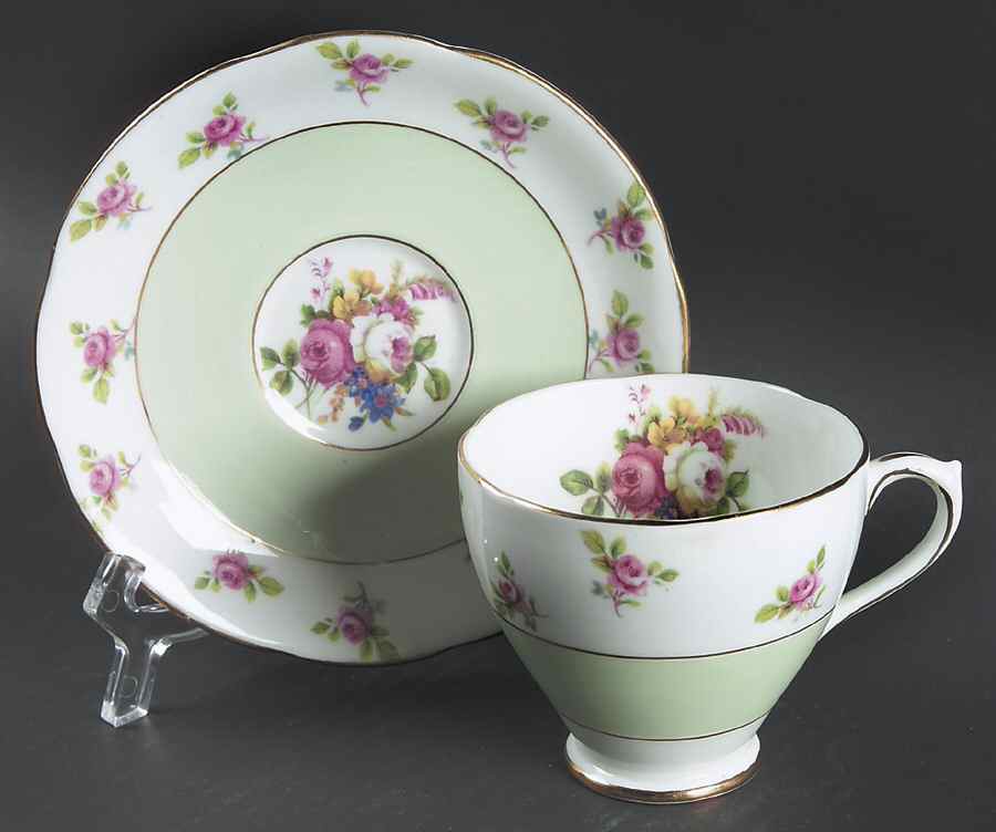 237 Footed Cup & Saucer Set by Royal Standard-1