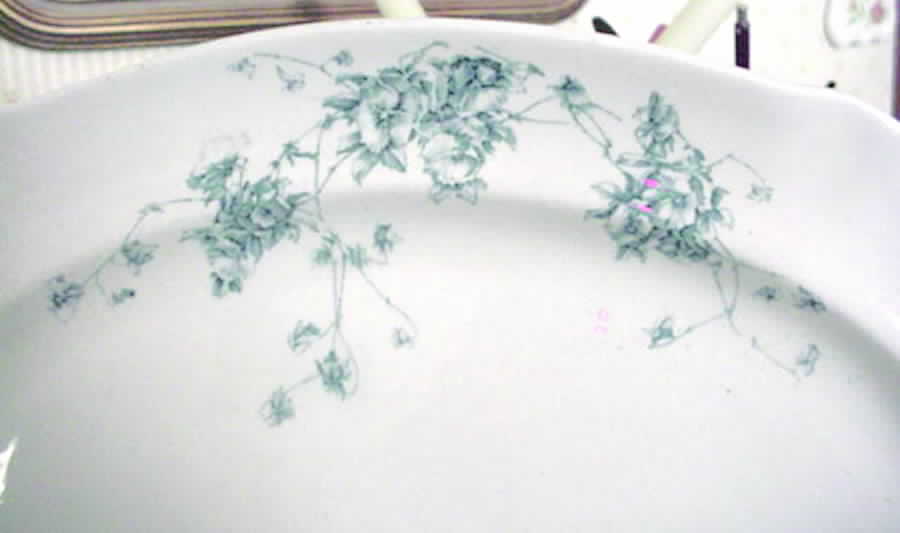 Jersey (Blue) 14" Oval Serving Platter by Royal Doulton-1