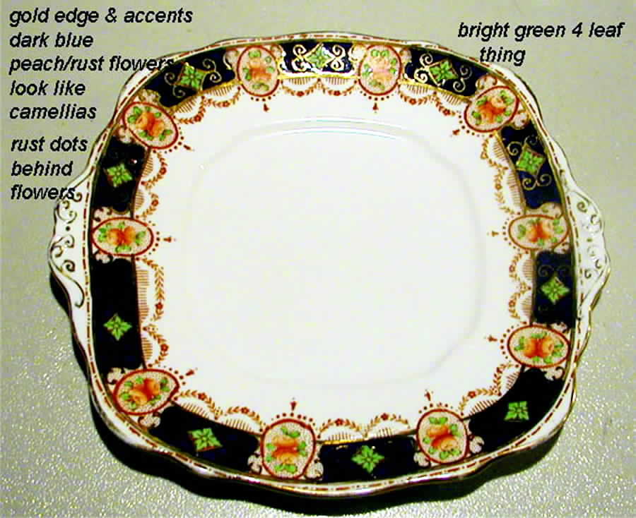 ROA145 Square Handled Cake Plate by Royal Albert-1