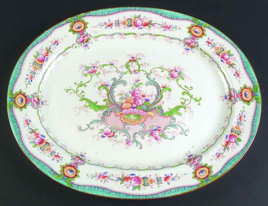 H9120 (Smooth) 19" Oval Serving Platter by Royal Cauldon-1