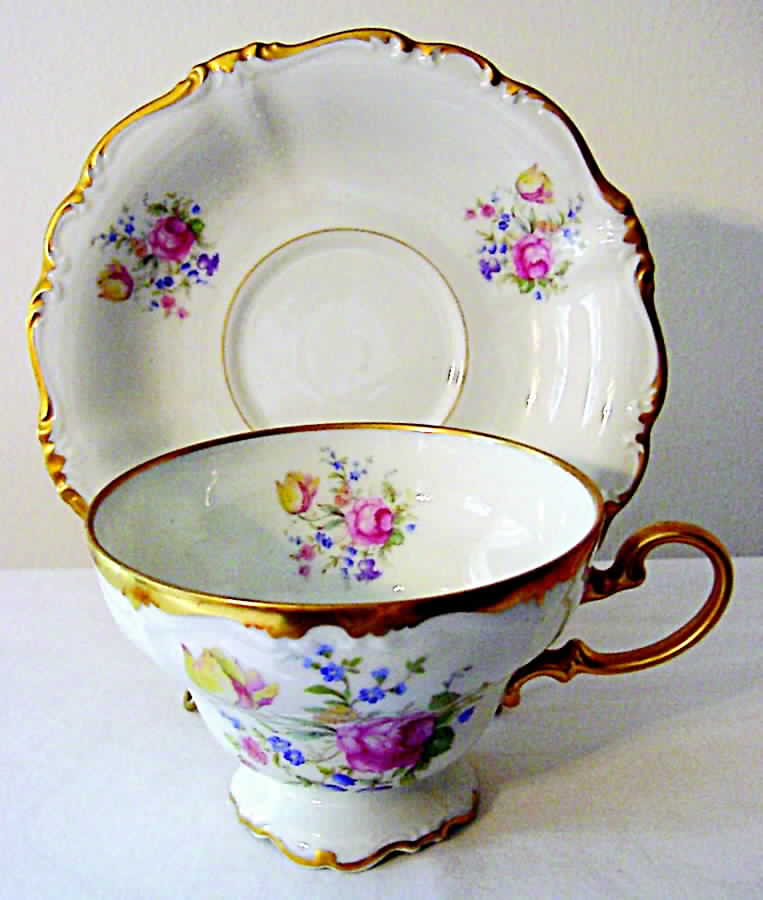 1085 Footed Cup & Saucer Set by Rosenthal - Continental-1