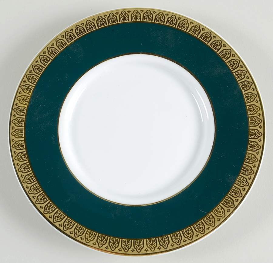 Royal Collection Emerald Green Saucer by Royal Porcelain-1