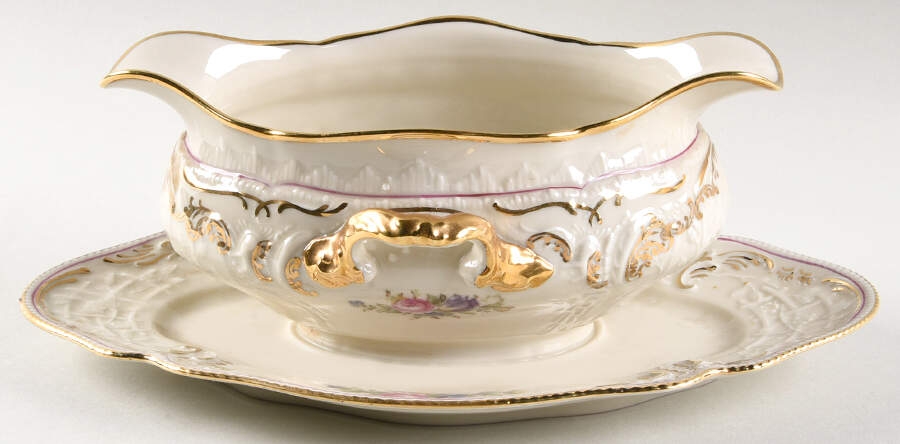 R1169 Gravy Boat with Attached Underplate by Rosenthal - Continental-1