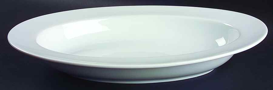 Whiteware (Round) 15" Large Oval Bowl by Royal Limited-1