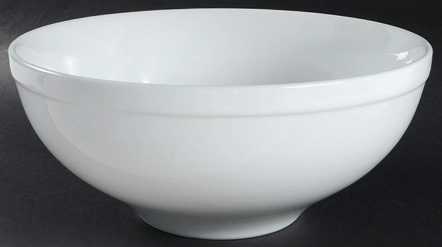 Whiteware (Round) 12" Large Salad Serving Bowl by Royal Limited-1