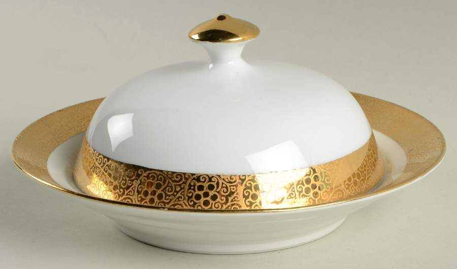 RBA16 Round Covered Butter by Royal Bavaria-1