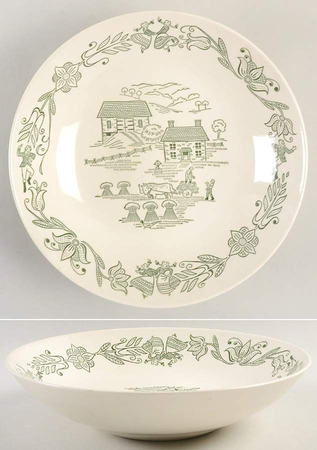 Wayne County 9" Round Vegetable Bowl by Royal (USA)-1