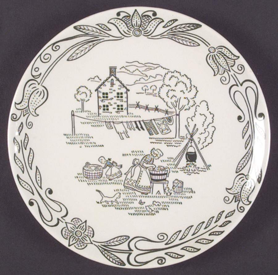 Wayne County Salad Plate by Royal (USA)-1