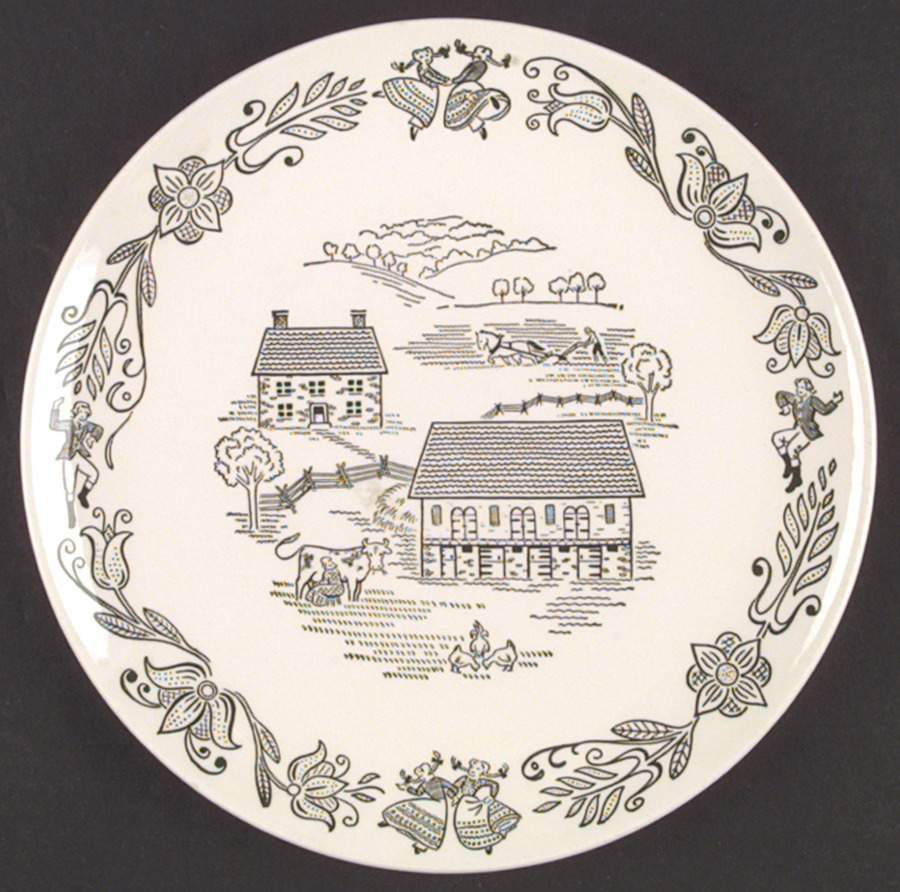 Wayne County Dinner Plate by Royal (USA)-1