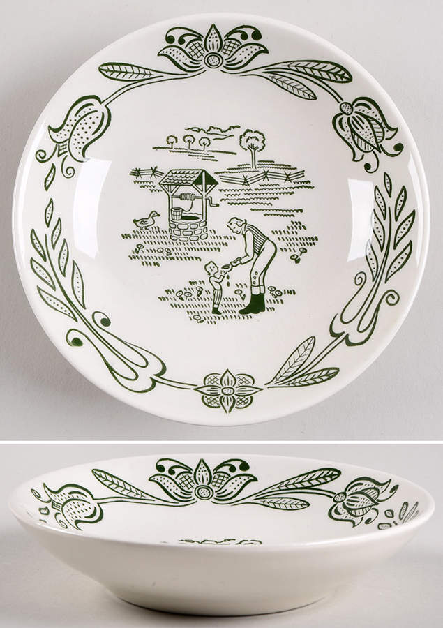 Wayne County Fruit/Dessert (Sauce) Bowl by Royal (USA)-1