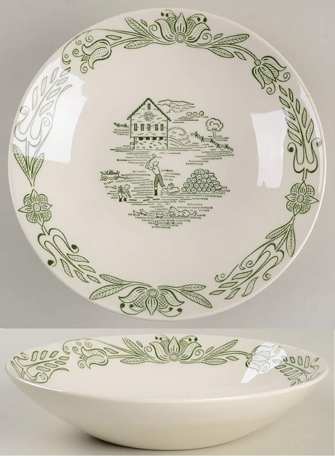 Wayne County 8" Round Vegetable Bowl by Royal (USA)-1