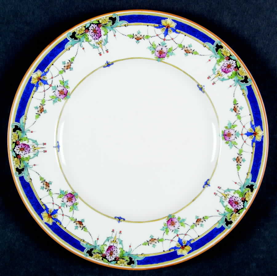 Daytona Blue Luncheon Plate by Royal Worcester-1