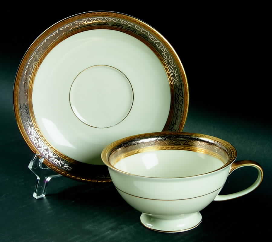 R1180 Footed Cup & Saucer Set by Rosenthal - Continental-1
