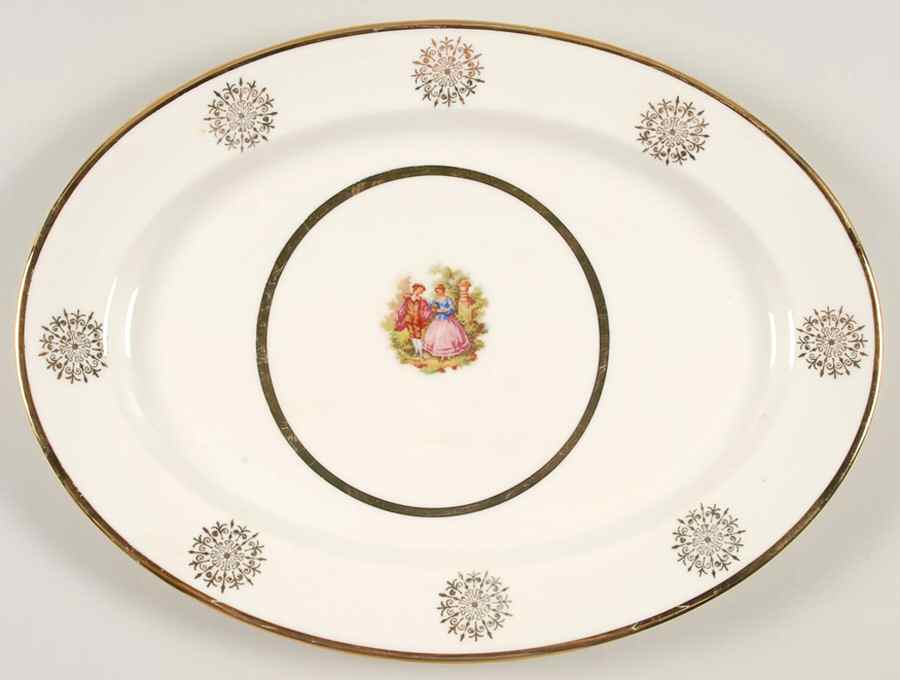 RBA18 13" Oval Serving Platter by Royal Bavaria-1
