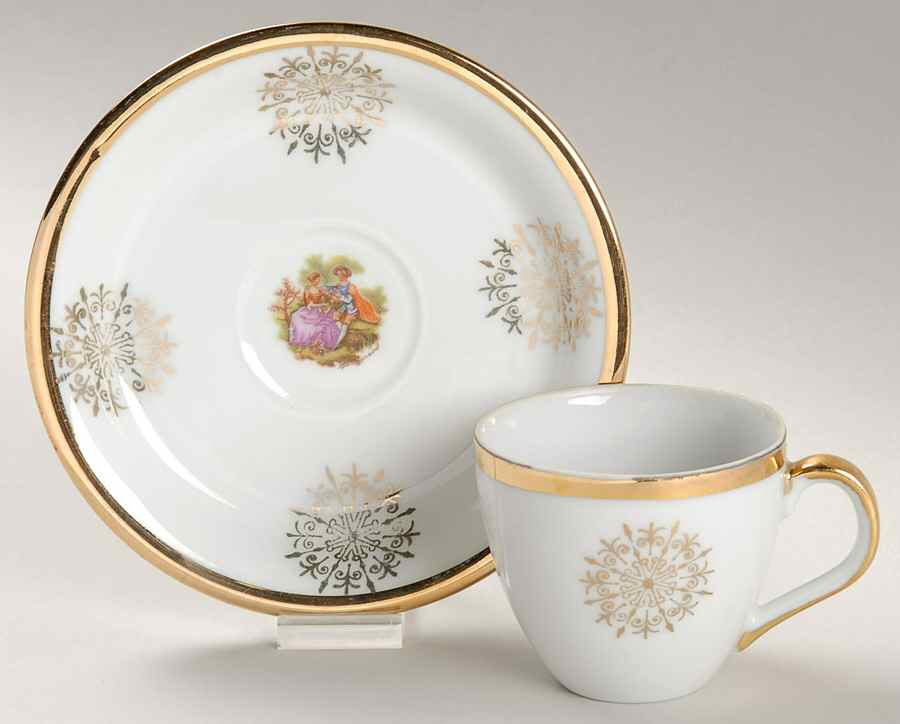 RBA18 Flat Demitasse Cup & Saucer Set by Royal Bavaria-1