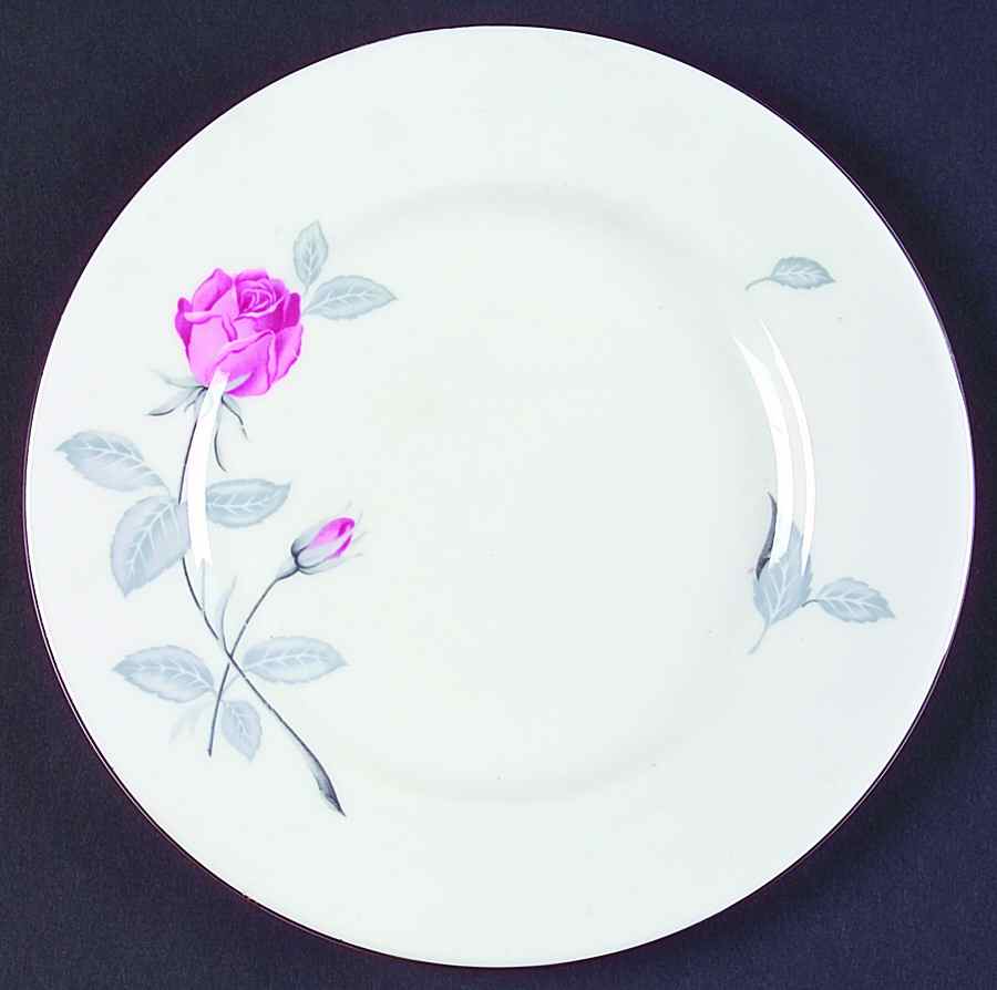 Trent Rose (Smooth) Salad Plate by Royal Albert-1